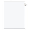 Avery Dennison Index Side Tab 8-1/2 x 11", #77, White, PK25 01077